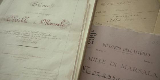 Dal video sulla generazione della spedizione dei Mille, attraverso le carte della serie archivistica Ministero dell’Interno, I Mille di Marsala (1861-1917)