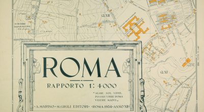 La pianta di Roma della Fototipia Danesi (1934)