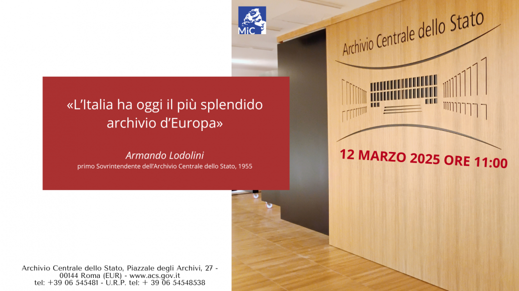 L’Archivio Centrale dello Stato inaugura i nuovi spazi al pubblico: un modello di accessibilità e innovazione