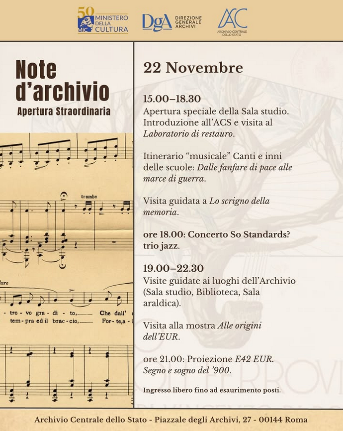 Apertura straordinaria ACS 22 novembre 2025