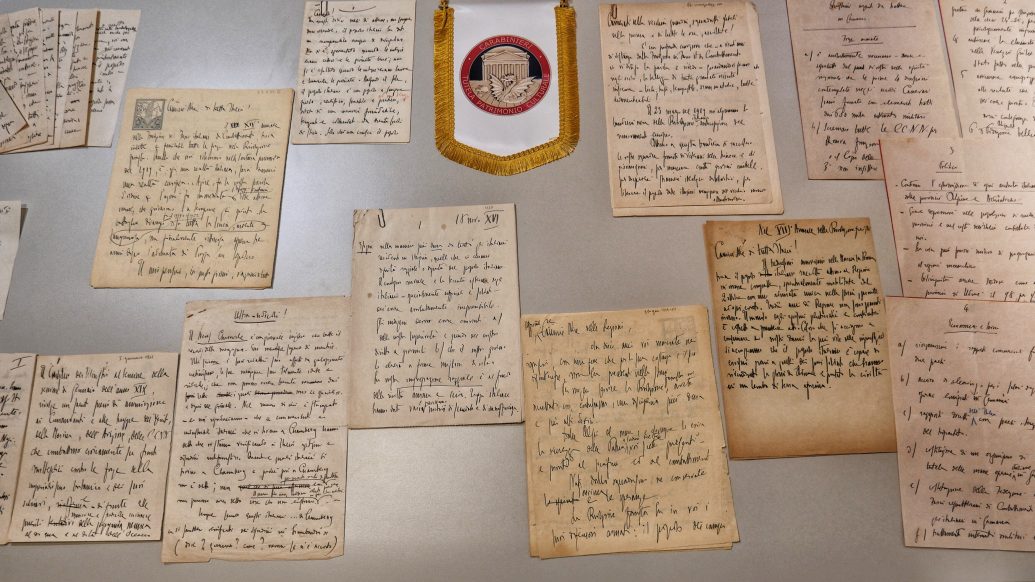 Documenti autografi di Mussolini restituiti all’Archivio centrale dello Stato