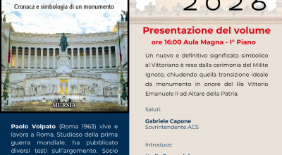 Presentazione in ACS del volume “Dal Vittoriano all’Altare della Patria: cronaca e simbologia di un monumento”
