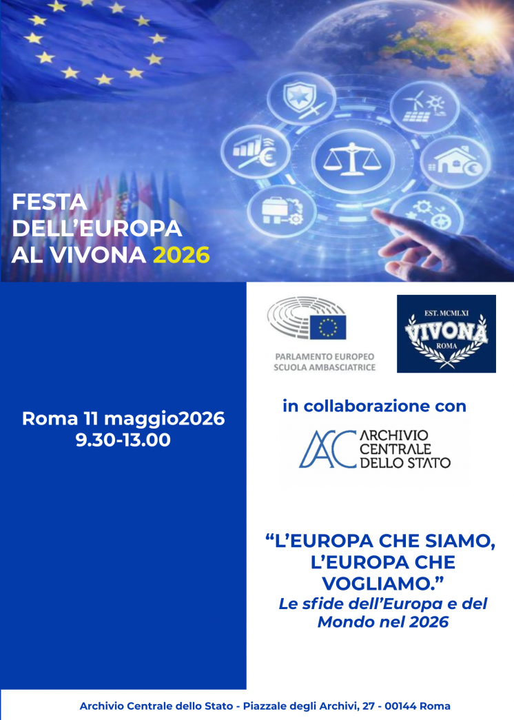 Festa dell’Europa al Vivona 2026